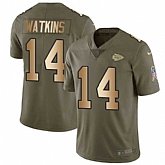 Nike Chiefs 14 Sammy Watkins Olive Gold Salute To Service Limited Jersey Dzhi,baseball caps,new era cap wholesale,wholesale hats